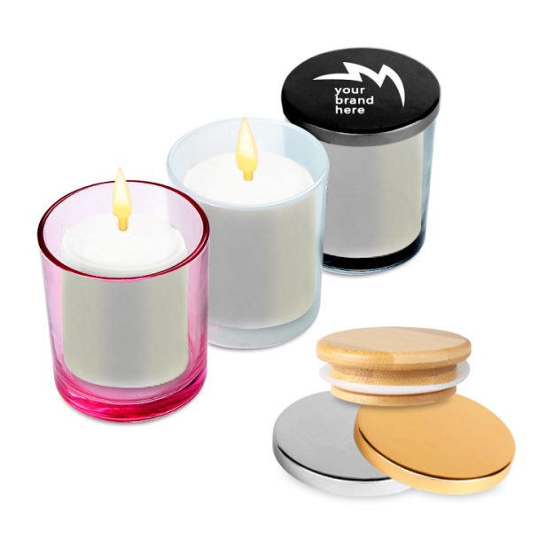 Glass Candle Jars (3)