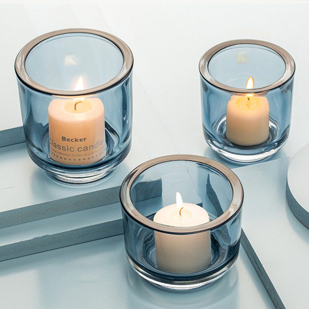 Glass Candle Jars (4)