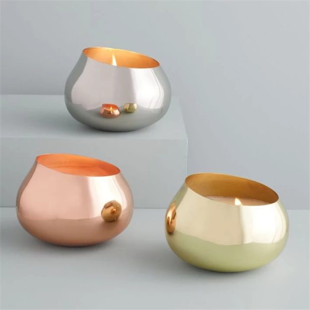 Metal Candle Jars (5)