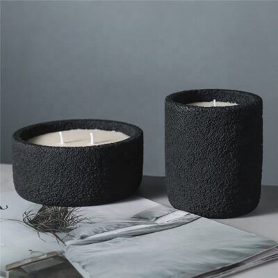 Colorful Concrete Candle Jars 2025
