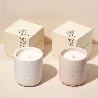 Ceramic Candle Jar with Gift Box