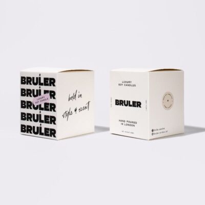 candle gift box with custom logo design