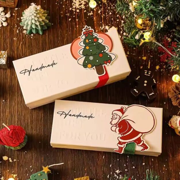 Creative Handmade Christmas Candle Gift Set Box for Holiday Décor (7) Candle Gift Set Decorative Box