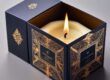 embossing cardboard candle box square