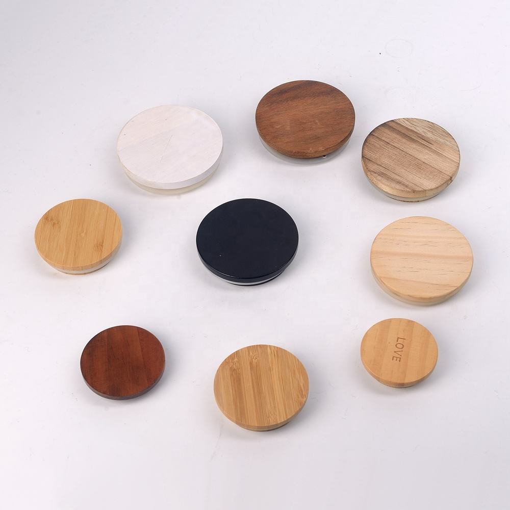 Customized Wooden & Bamboo Candle Jar Lids – Trusted Supplier (1) Customized Wooden Lid for Candle Jars