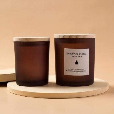 Eco-Friendly Bamboo Candle Lid