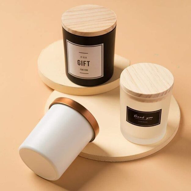 Eco-Friendly Bamboo Candle Lid