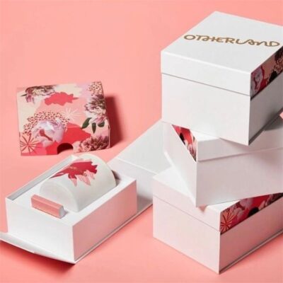 rigid scented candle jar gift box