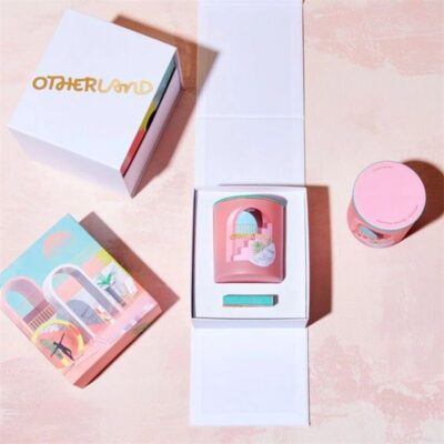 rigid scented candle jar gift box