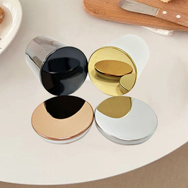 Metal Candle Jar Lid with Silicone Ring