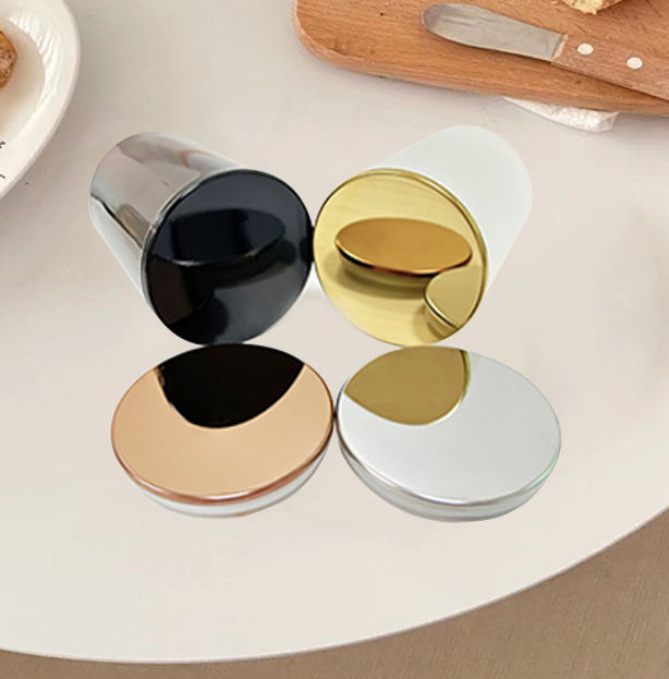 Metal Candle Jar Lid with Silicone Ring