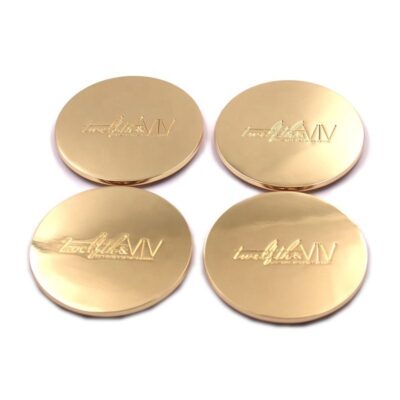 Gold Metal Candle Jar Lid