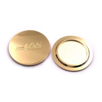 Gold Metal Candle Jar Lid