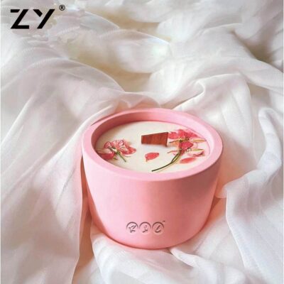 Ceramic Candle Jars with Lid