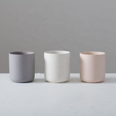 Ceramic Candle Containers with Lids