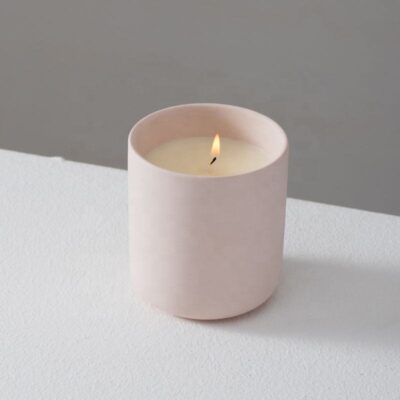 Ceramic Candle Containers with Lids