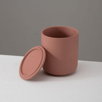 Ceramic Candle Jars with Lids