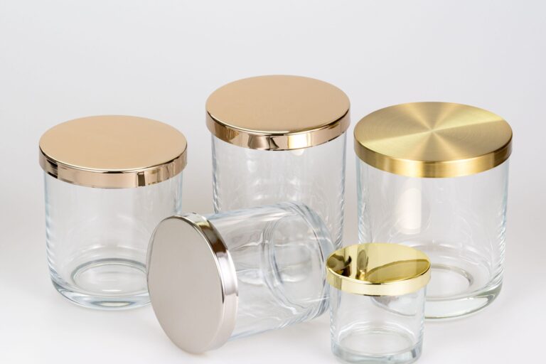 Close-Up of Metal Lid