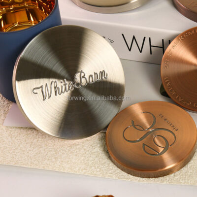 Round Metal Candle Jar Lid Dust Proof