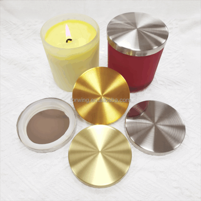 Round Metal Candle Jar Lid Dust Proof