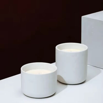 10oz Matte Ceramic Candle Jars
