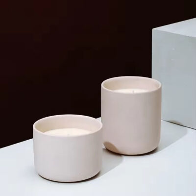 10oz Matte Ceramic Candle Jars
