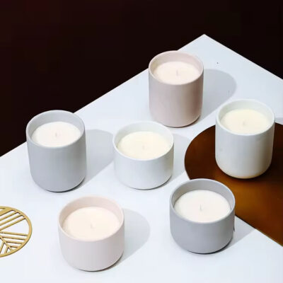 10oz Matte Ceramic Candle Jars