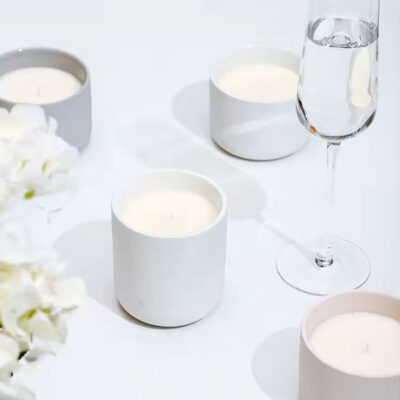 10oz Matte Ceramic Candle Jars