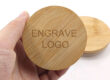 Custom Logo Bamboo Lid
