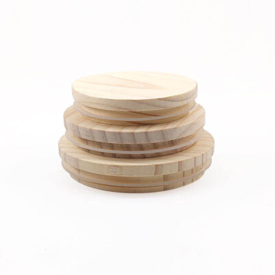 Custom Logo Bamboo Lid