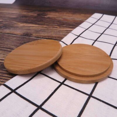 Wooden Lid and Bamboo Cup Cover
