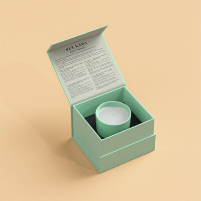 luxury rigid paper candle gift boxes