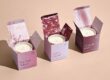 Custom luxury soy wax candle gift box