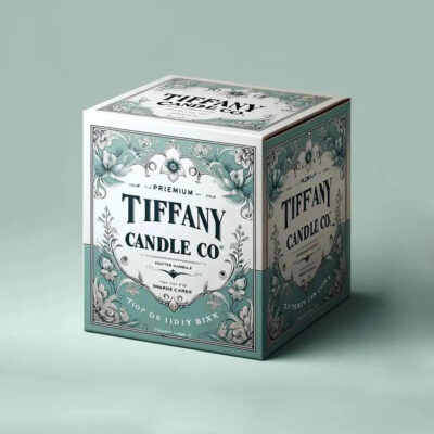 Custom luxury soy wax candle gift box