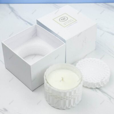 Custom double-wall glass candle jars