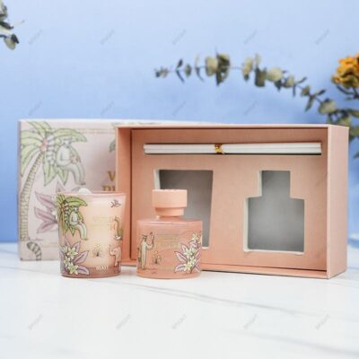 Custom double-wall glass candle jars