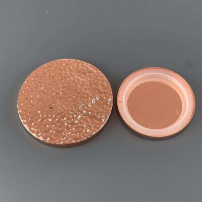 metal candle jar lids with logo