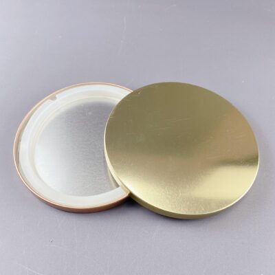 metal candle jar lids with logo