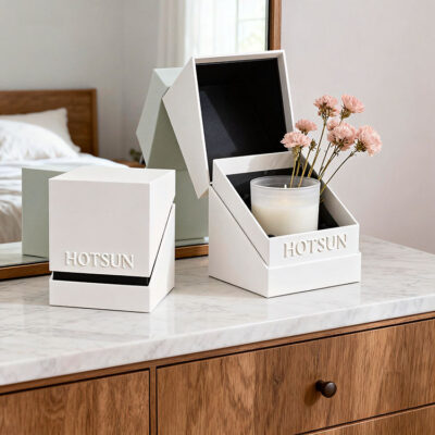 Custom premium candle gift boxes