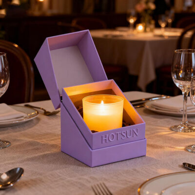 Custom premium candle gift boxes