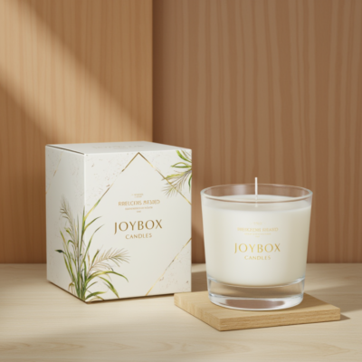 custom rectangular craft candle gift boxes