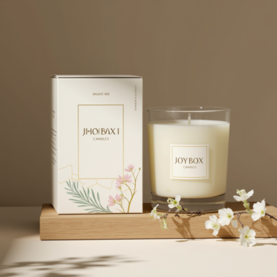 custom rectangular craft candle gift boxes