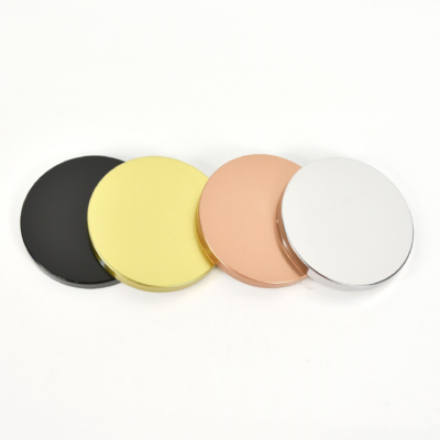 Custom round candle jar lids