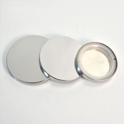 Custom round candle jar lids