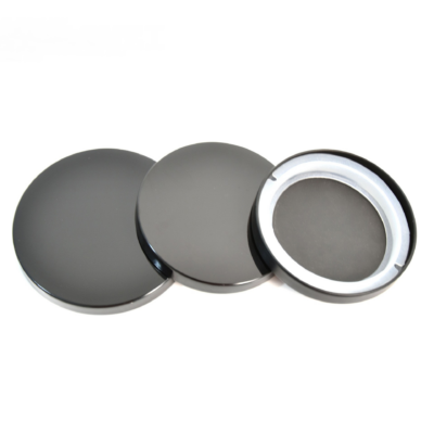 Custom round candle jar lids