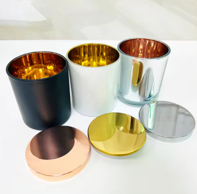 custom metal candle jar lids
