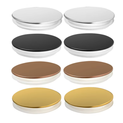 custom metal candle jar lids