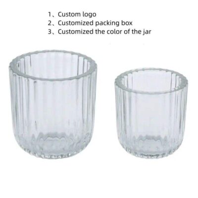 Factory fashion glass candle jars