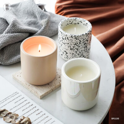 Wholesale Nordic porcelain candle jars