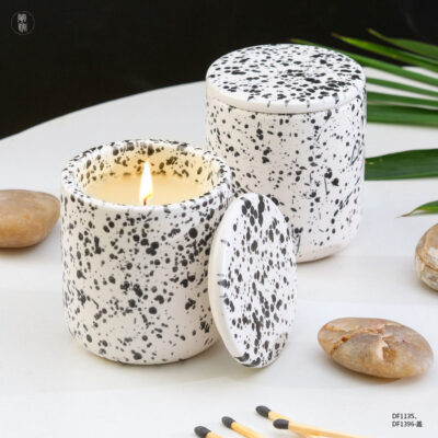 Wholesale Nordic porcelain candle jars